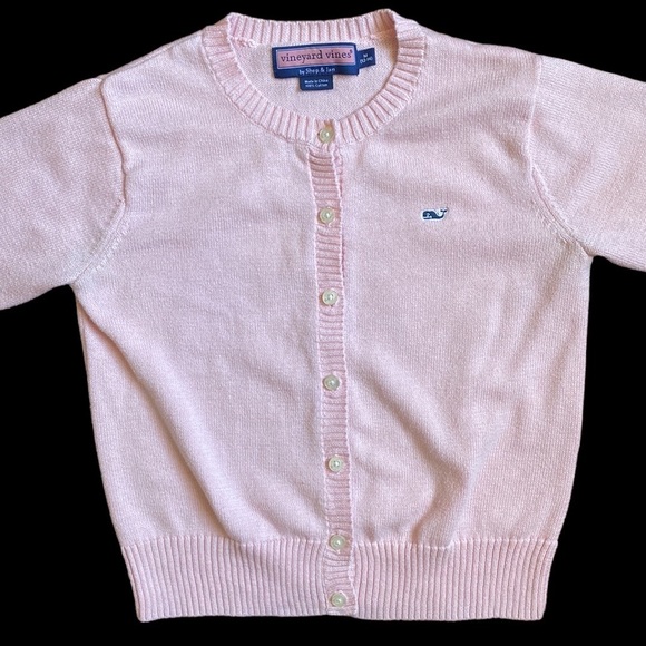 Vineyard Vines Pink Cardigan Sweater - Picture 3 of 15